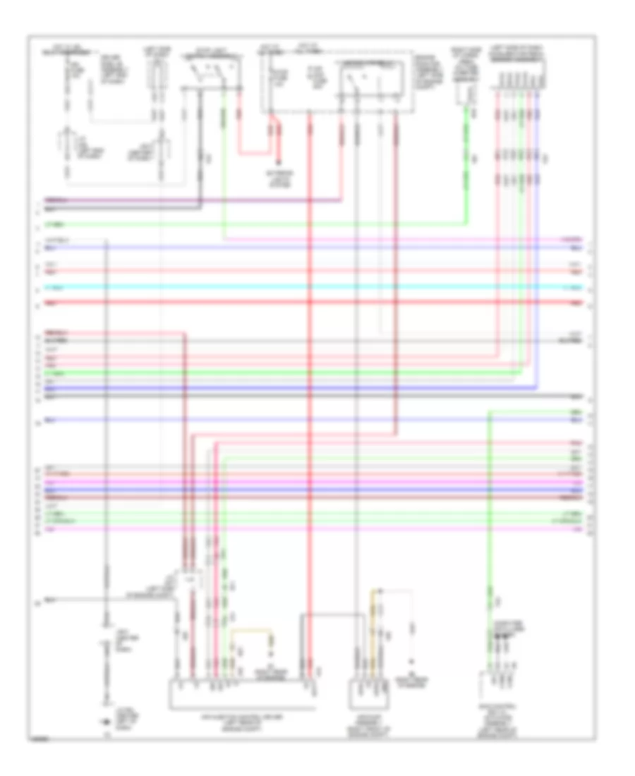 4.0L, Электросхема системы управления двигателем (2 из 7) для Toyota 4Runner Trail 2013