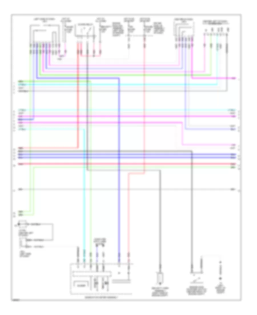 Электросхема центрального замка, С Система безключевого доступа (4 из 5) для Toyota 4Runner Trail 2013