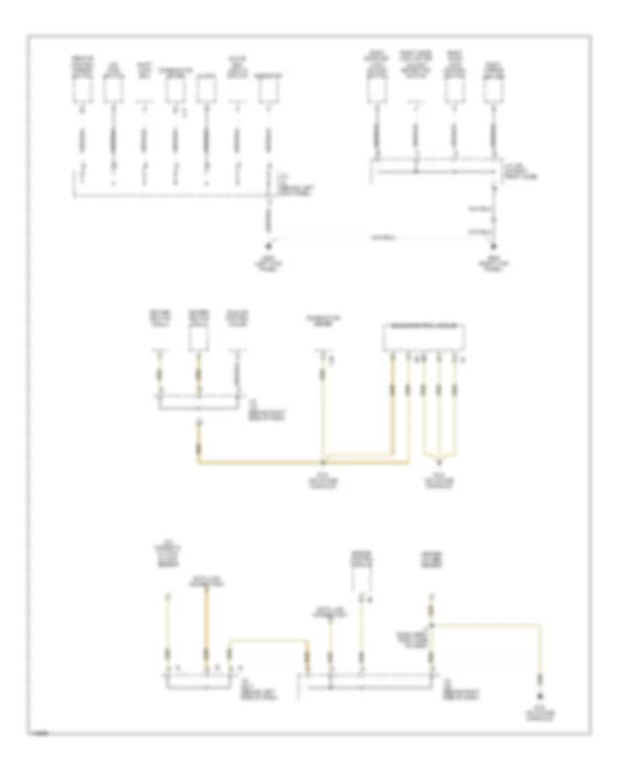 2.2L кпг, Электросхема подключение массы заземления (3 из 3) для Toyota Camry CE 2001