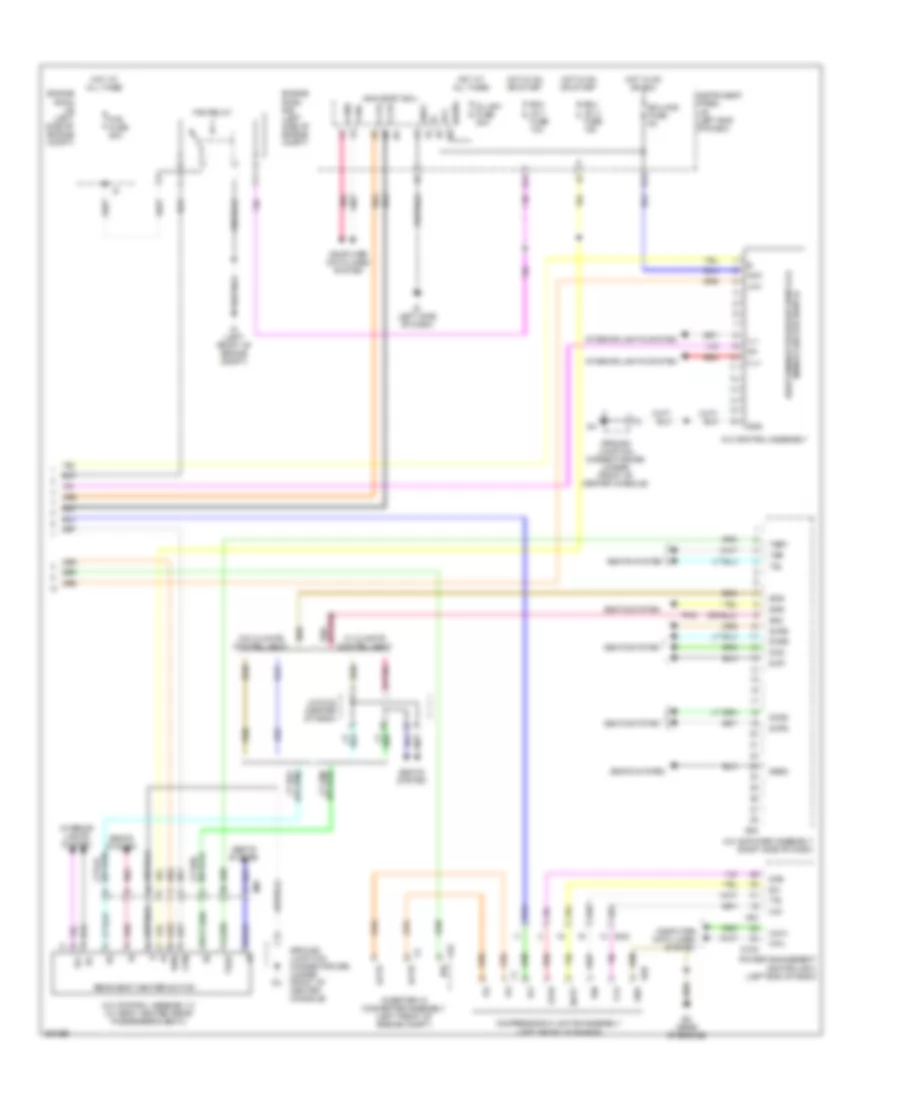 Электросхема кондиционера, Гибрид (4 из 4) для Toyota Avalon Limited 2013