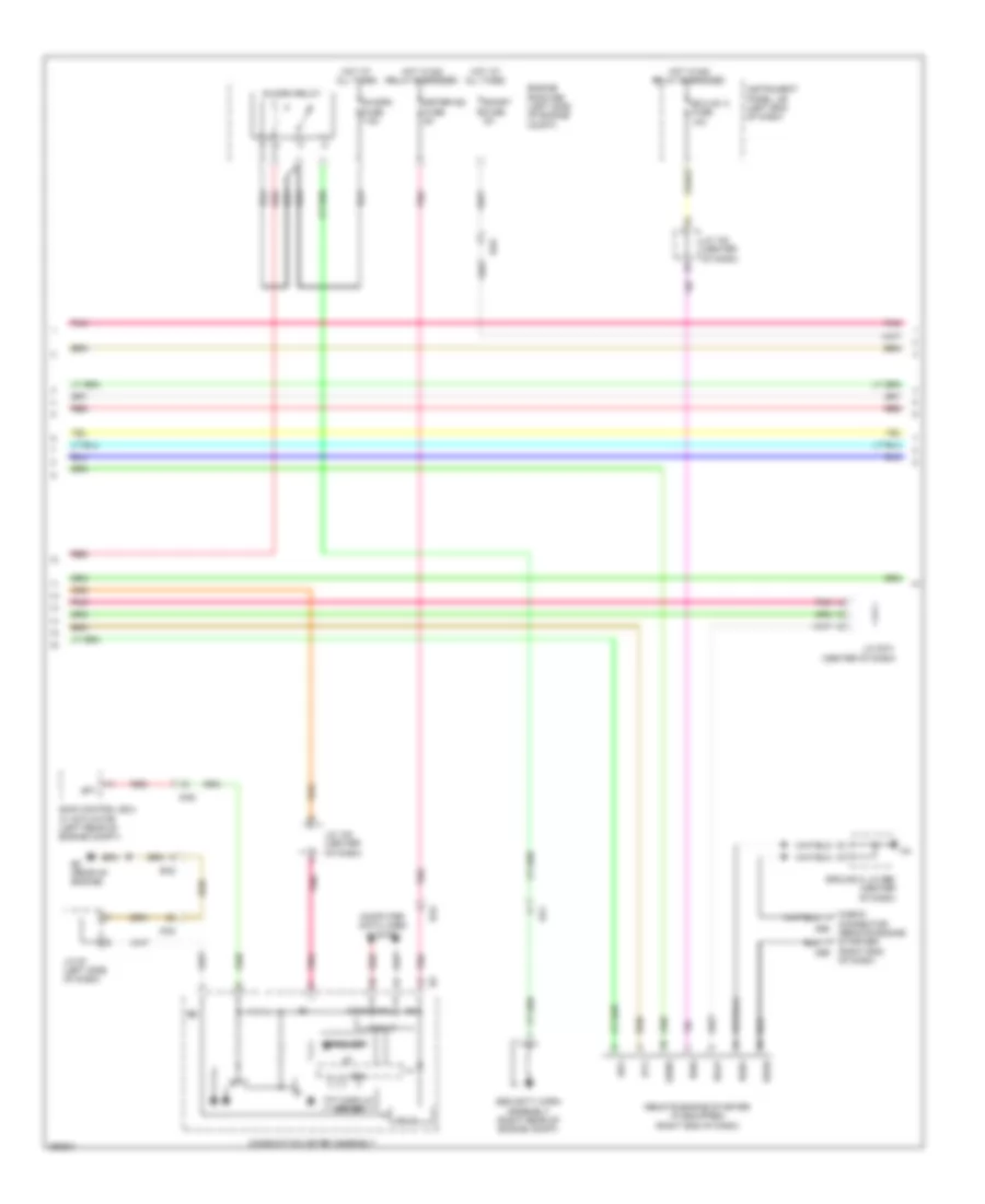 Электросхема противоугонной сигнализации, Гибрид С Система безключевого доступа (4 из 5) для Toyota Avalon Limited 2013