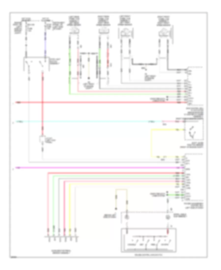 Электросхема системы круизконтроля, гибрид (2 из 2) для Toyota Camry L 2013