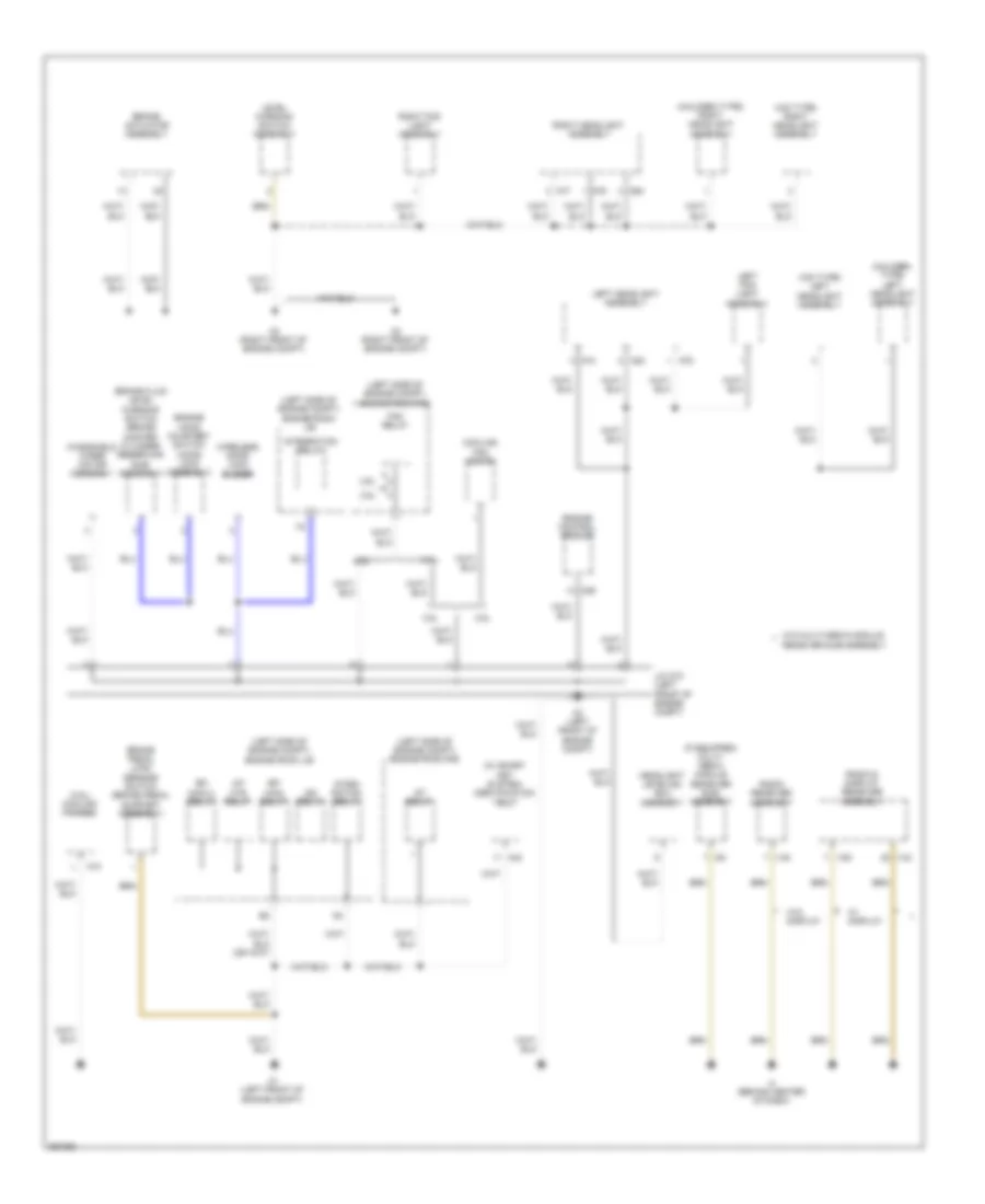 Электросхема подключение массы заземления, кроме гибрида (1 из 5) для Toyota Camry L 2013