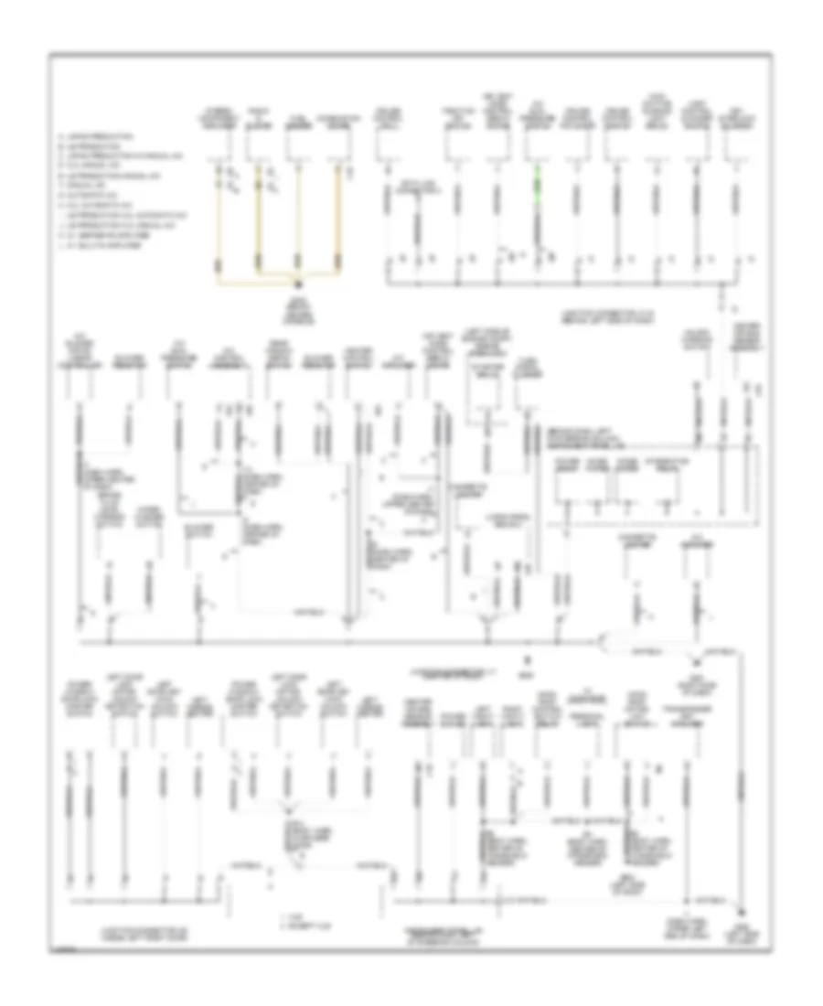 2.2L, Электросхема подключение массы заземления (2 из 3) для Toyota Camry XLE 2001
