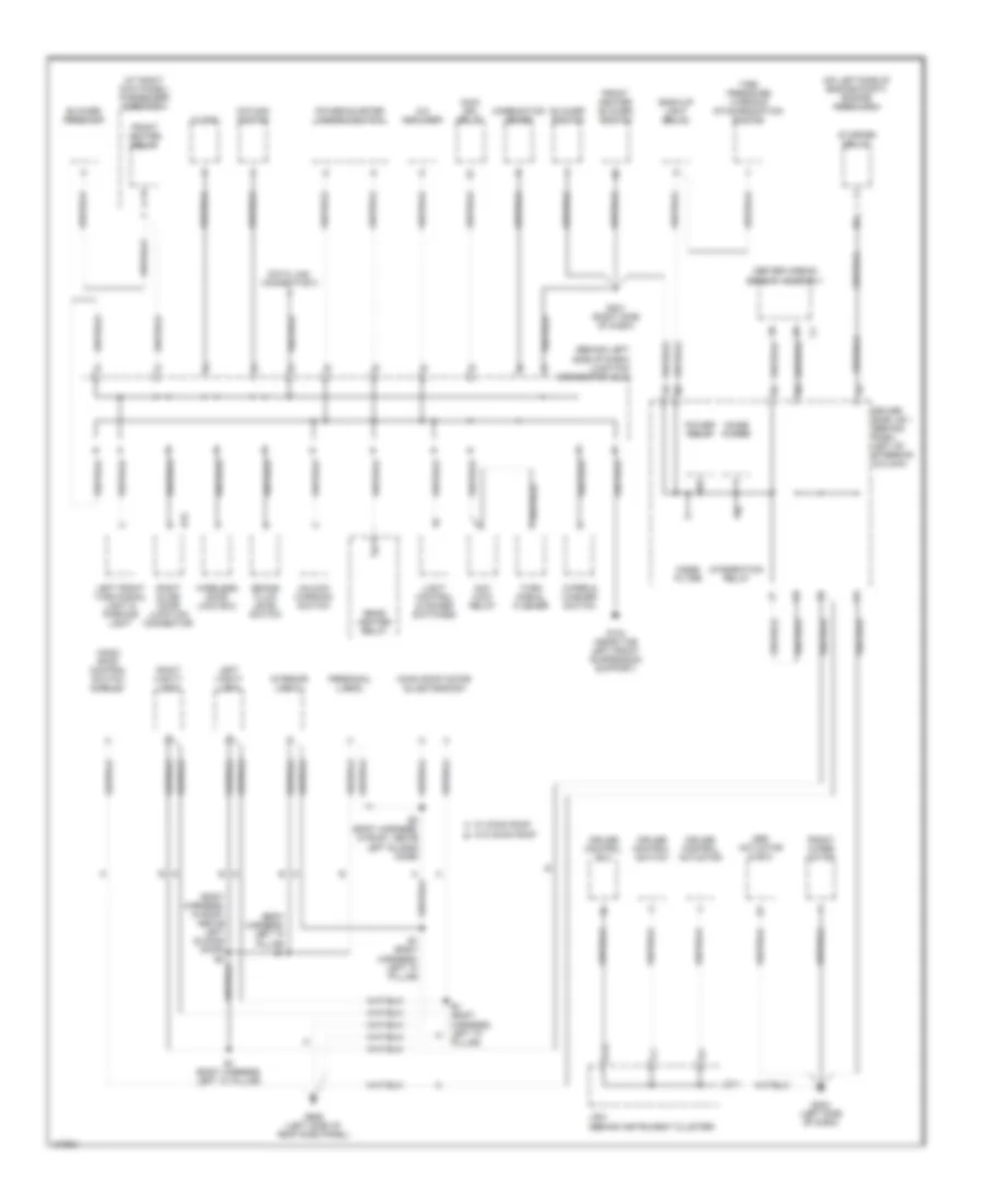 Электросхема подключение массы заземления (2 из 3) для Toyota Sienna CE 1998