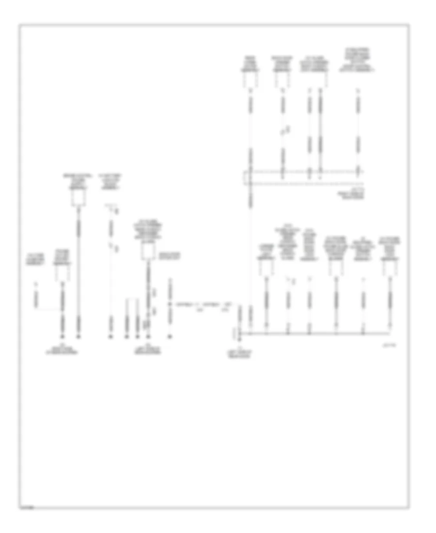 Электросхема подключение массы заземления, гибрид (6 из 6) для Toyota Highlander 2011