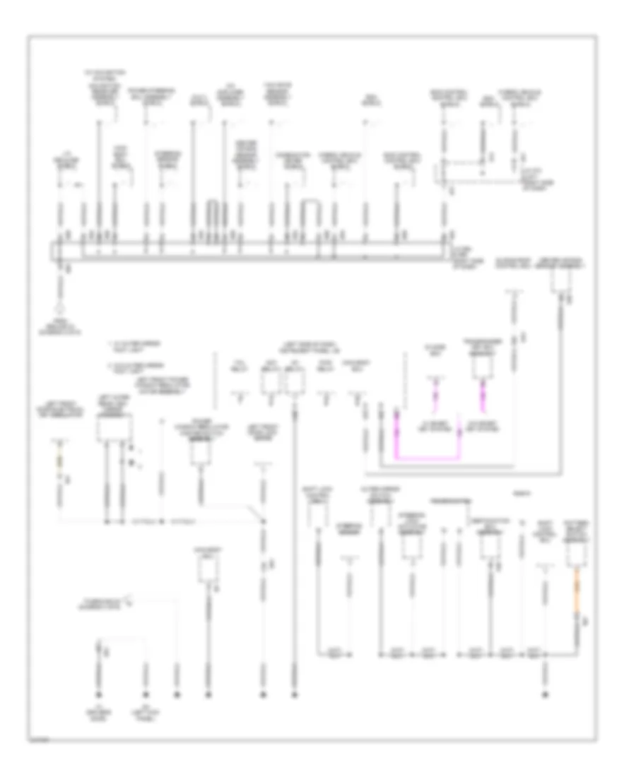 Электросхема подключение массы заземления, гибрид (3 из 6) для Toyota Highlander Limited 2011