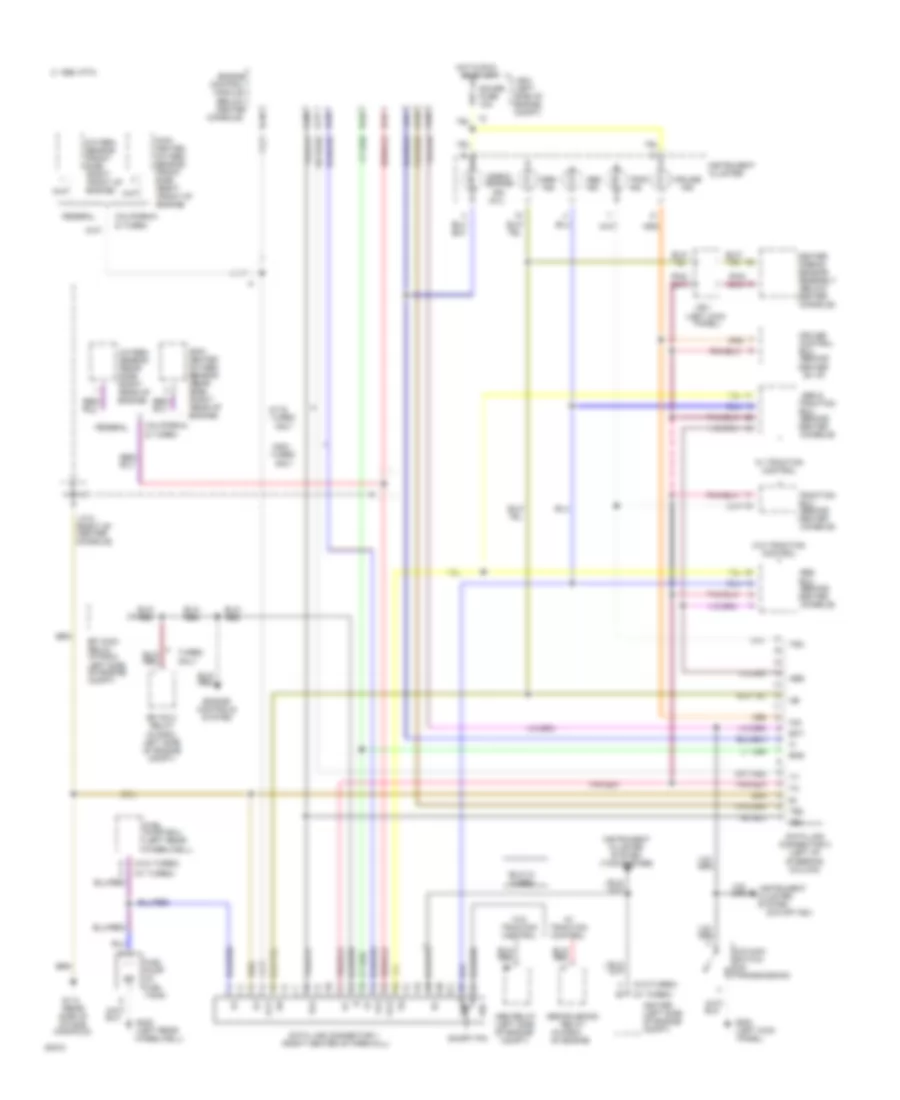 схема соединителя канала связи для Toyota Supra 1994
