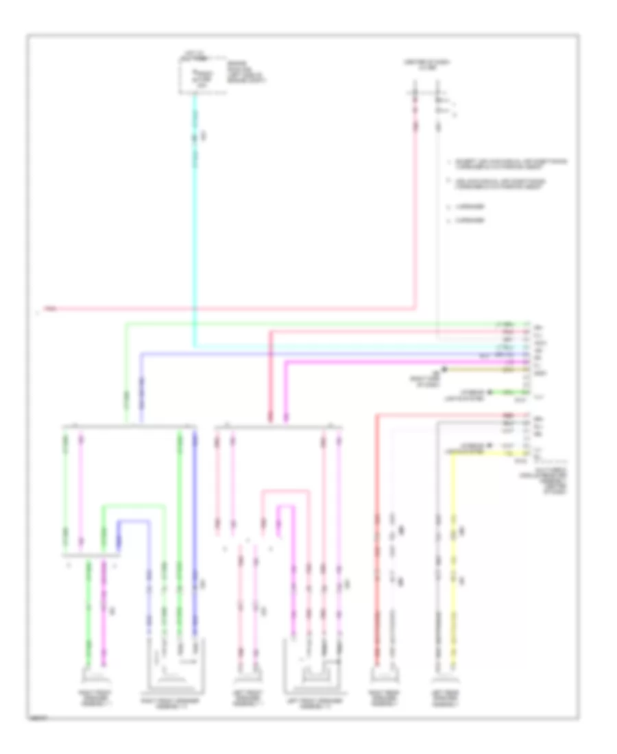 Radio Wiring Diagram, Except EV withBuilt-in Amplifier & Multi-Media Module (4 из 4) для Toyota RAV4 EV 2013