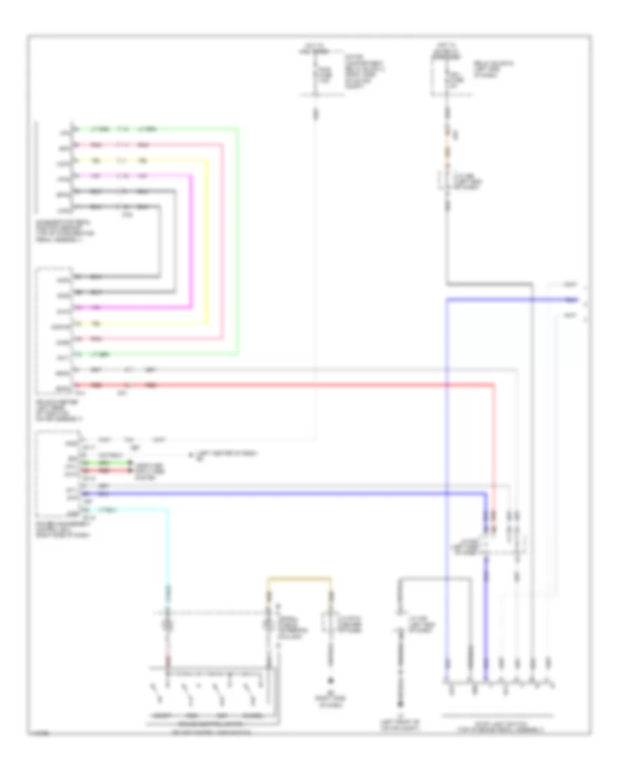 Cruise Control Wiring Diagram, EV (1 из 2) для Toyota RAV4 EV 2013