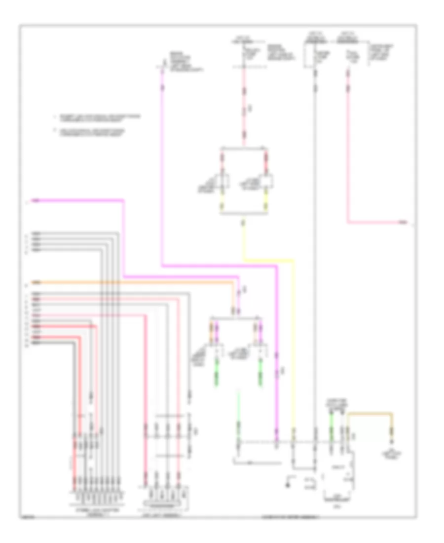 Radio Wiring Diagram, Except EV withBuilt-in Amplifier & Multi-Media Module (3 из 4) для Toyota RAV4 Limited 2013