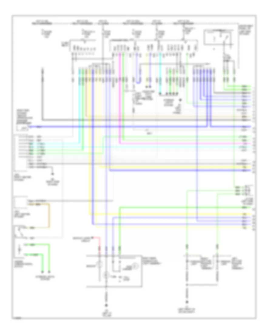 Exterior Lamps Wiring Diagram, EV (1 из 3) для Toyota RAV4 XLE 2013