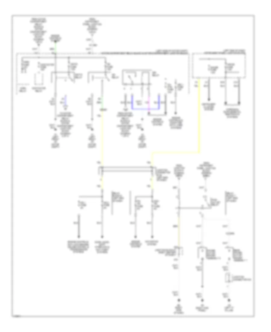 Power Distribution Wiring Diagram, EV (4 из 4) для Toyota RAV4 XLE 2013