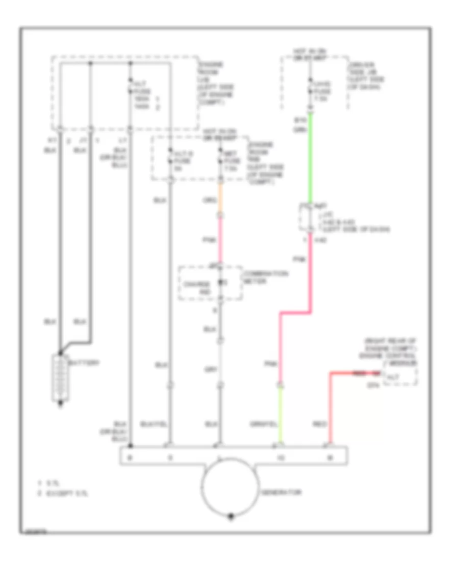 Электросхема Генератора для Toyota Tundra SR5 2008