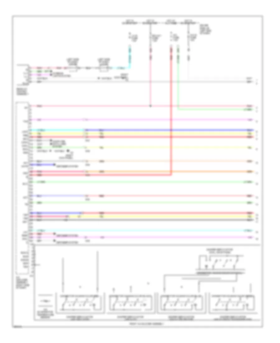 Электросхема кондиционера (1 из 3) для Toyota Sequoia SR5 2013