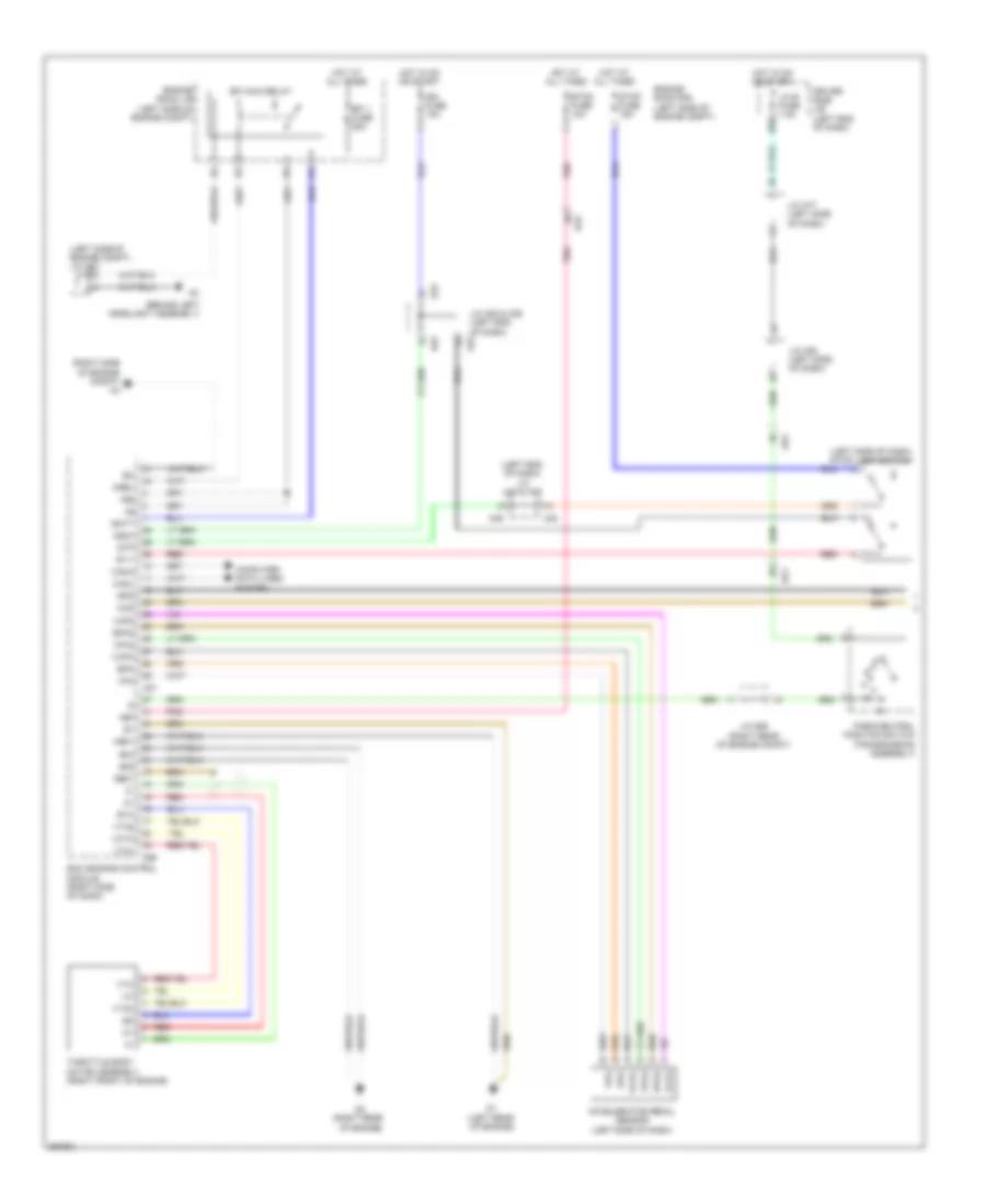 Электросхема системы круизконтроля (1 из 2) для Toyota Sequoia SR5 2013