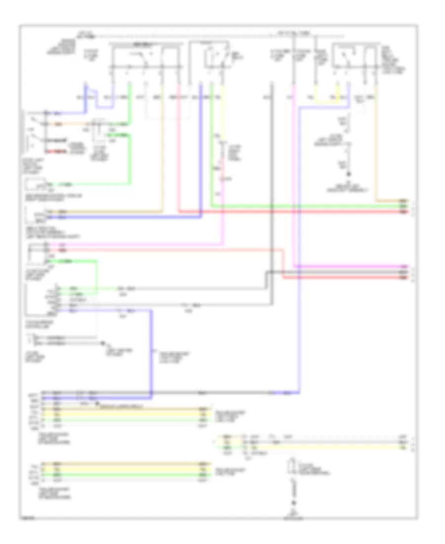 Электросхема розетки подключения прицепа (1 из 2) для Toyota Sequoia SR5 2013