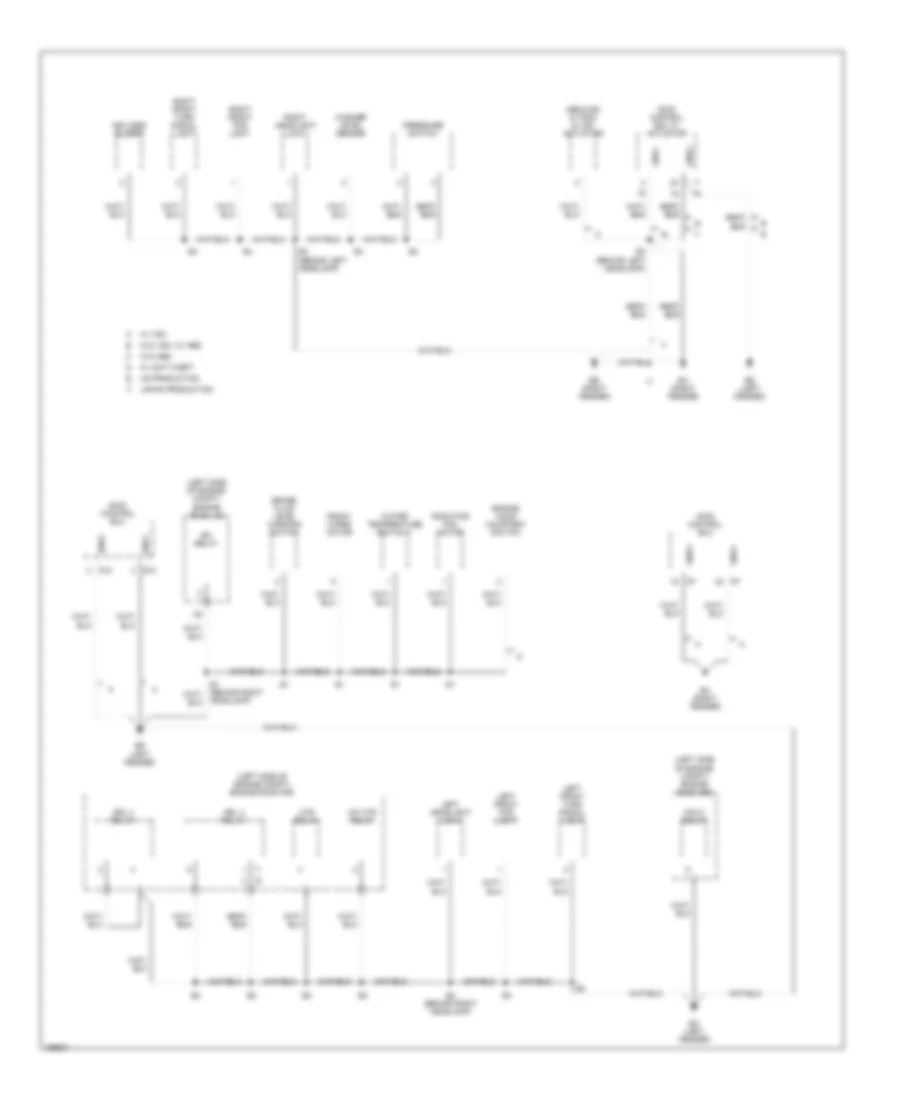 Электросхема подключение массы заземления (1 из 4) для Toyota Camry SE 2003