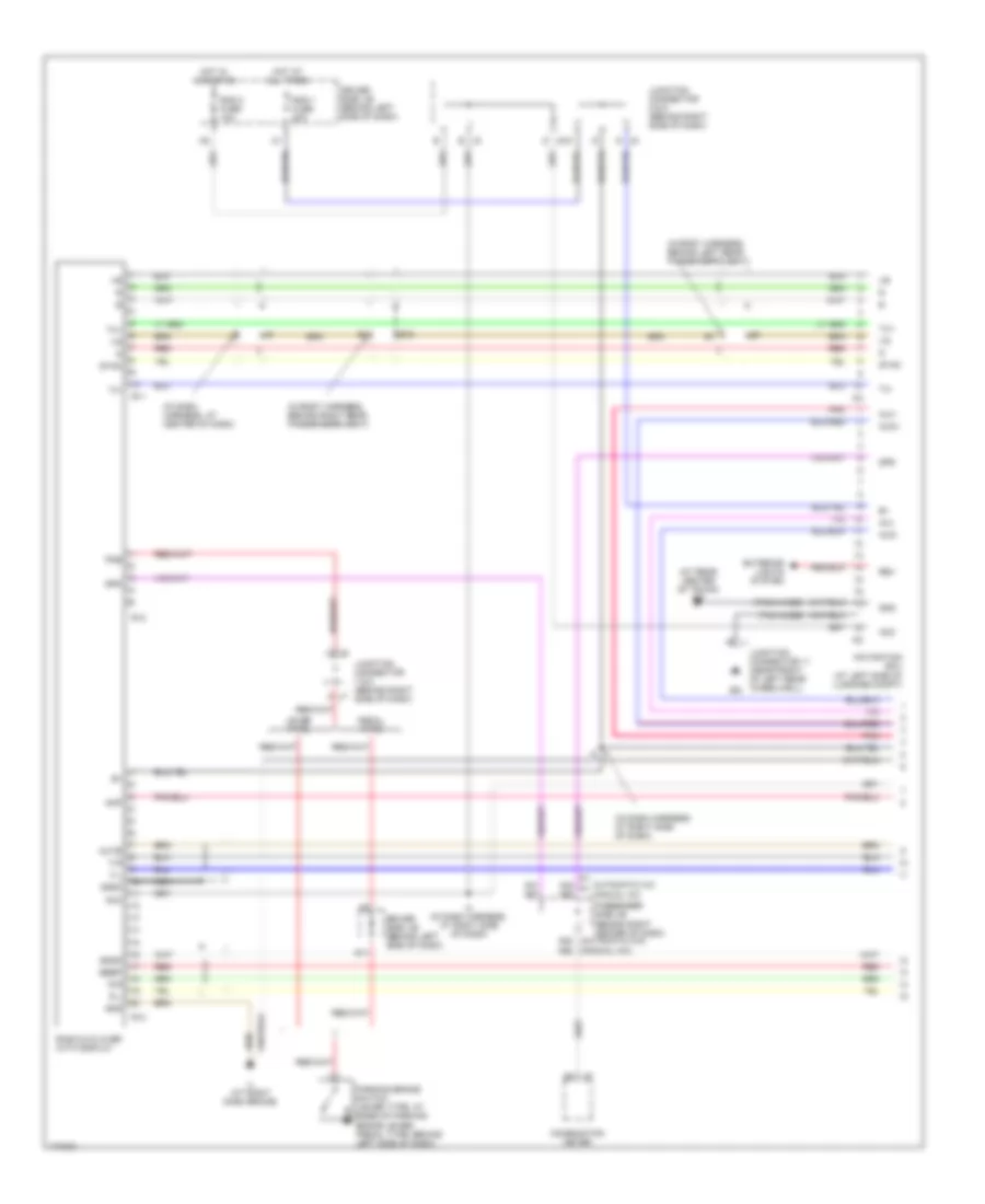 Электросхема навигации GPS (1 из 2) для Toyota Camry SE 2003