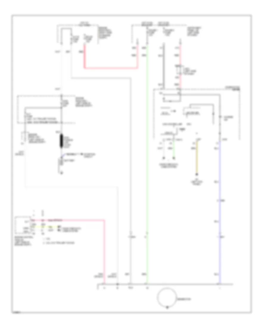 Электросхема Генератора для Toyota RAV4 Limited 2011