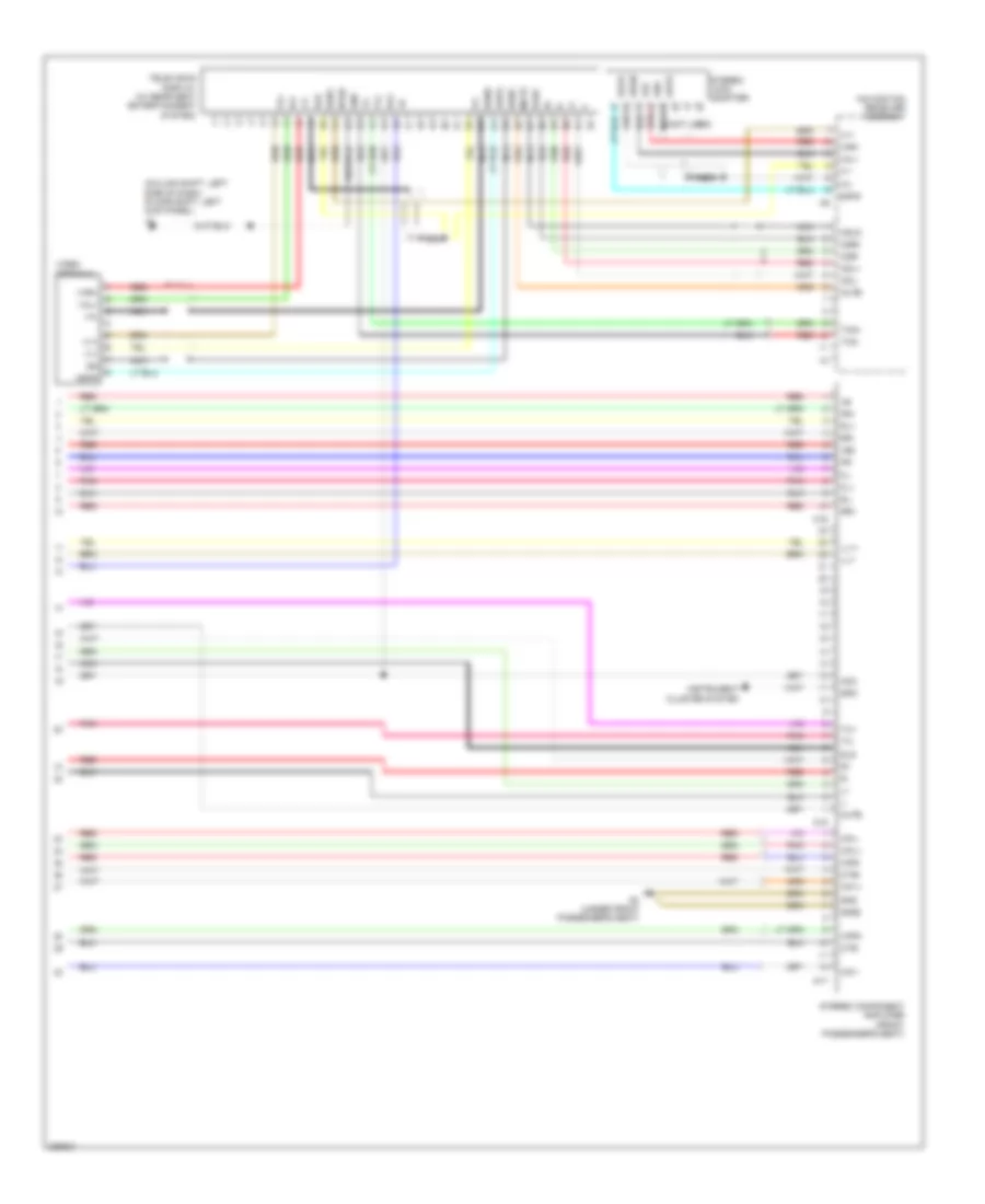Электросхема навигации GPS (3 из 3) для Toyota Tundra 2009