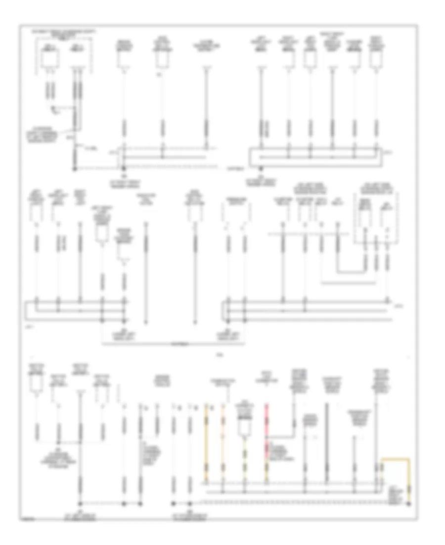 Электросхема подключение массы заземления (1 из 4) для Toyota Highlander Limited 2005