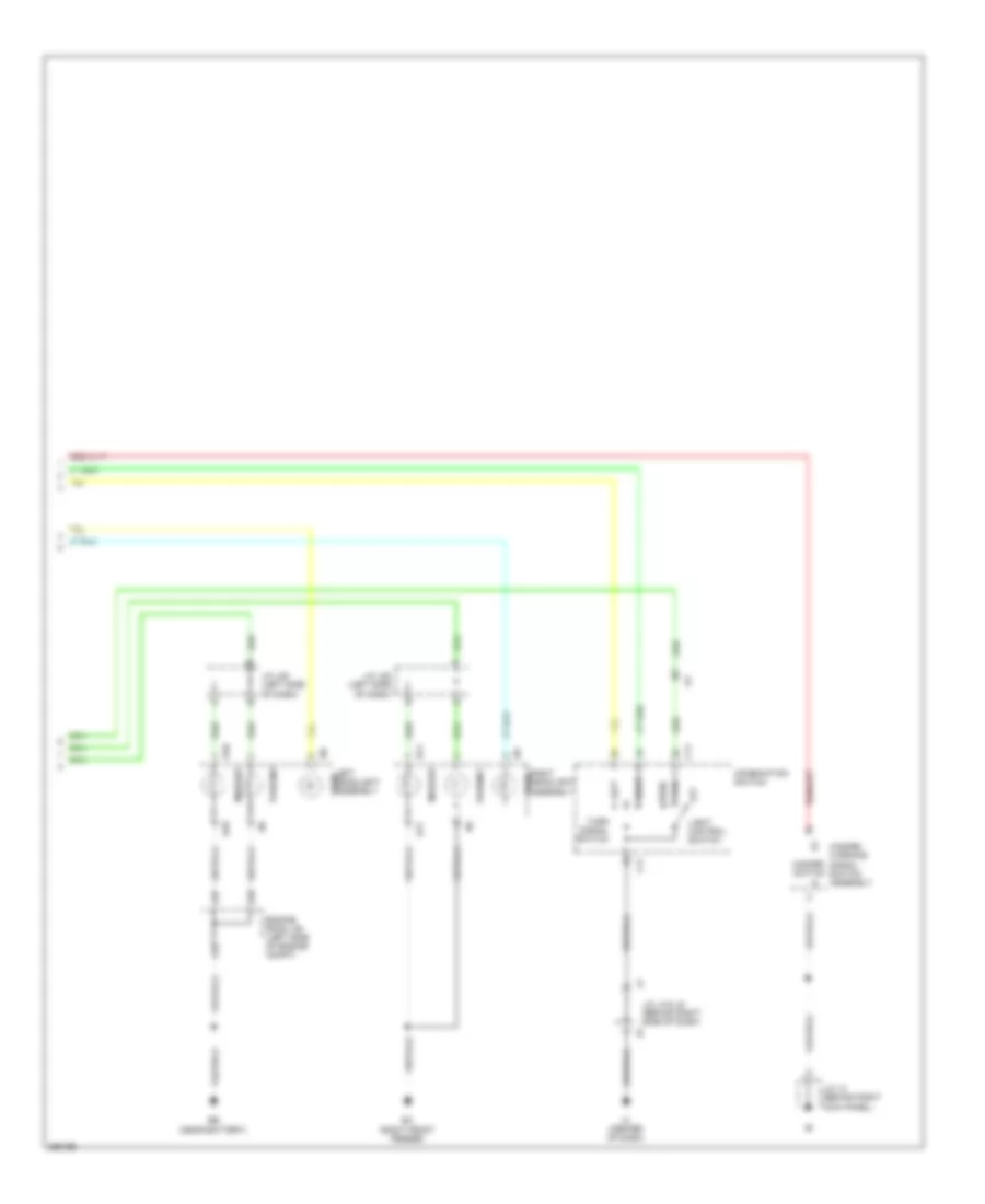 Электросхема внешнего освещения, без Буксировка Трейлера (3 из 3) для Toyota Tacoma X-Runner 2013