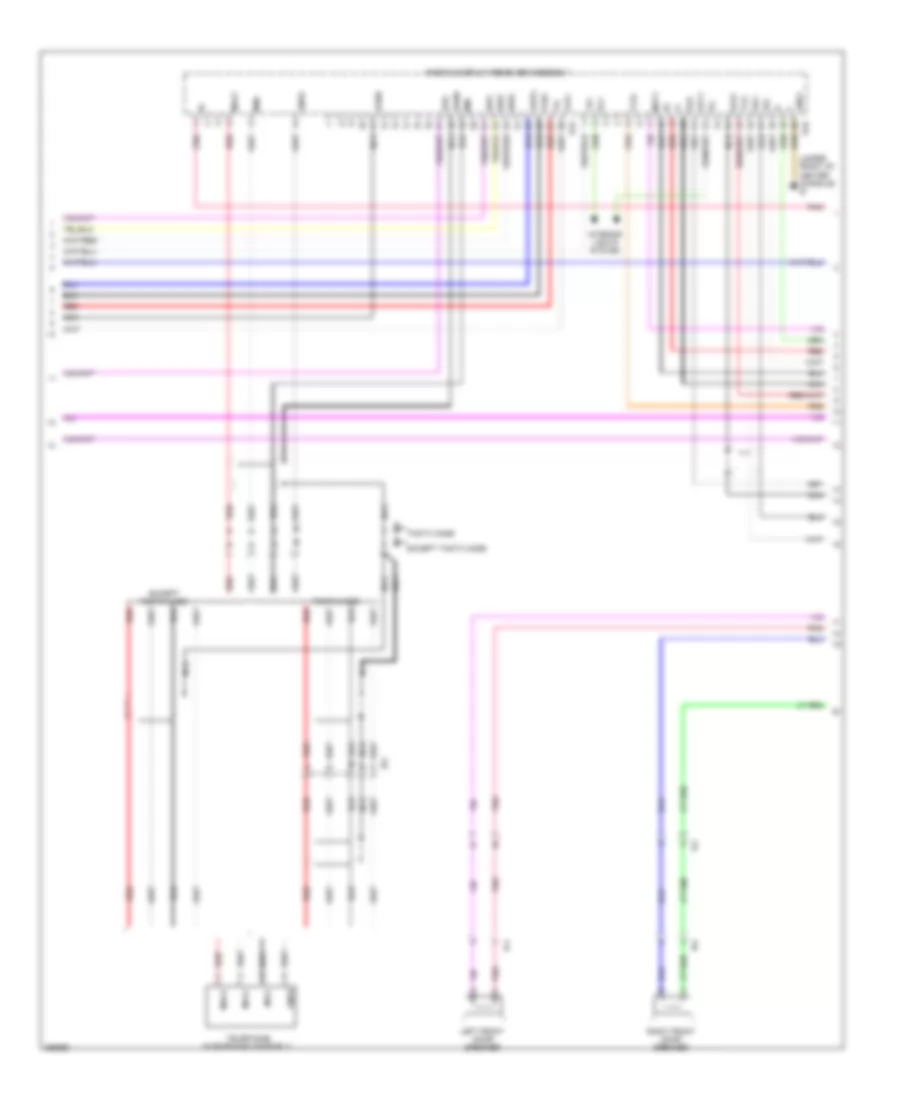 Электросхема магнитолы, С Навигация (3 из 4) для Toyota Tacoma X-Runner 2013