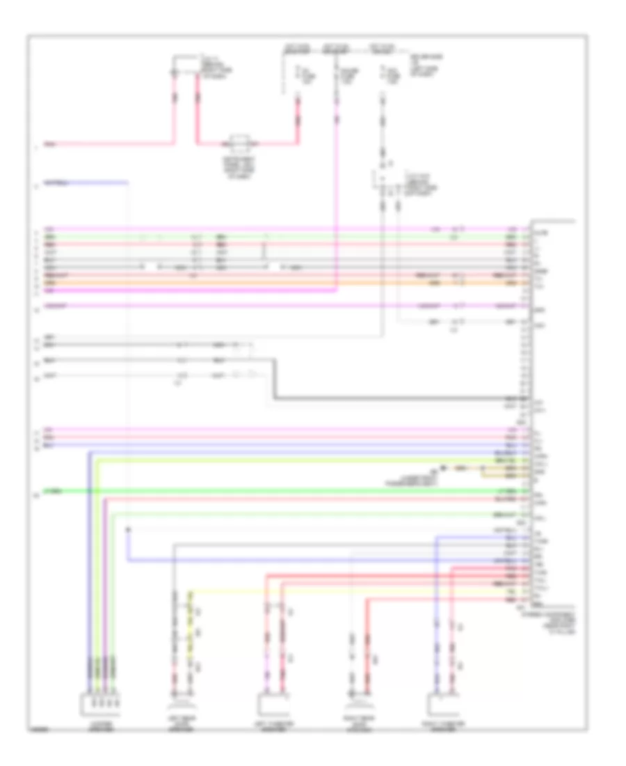Электросхема магнитолы, С Навигация (4 из 4) для Toyota Tacoma X-Runner 2013