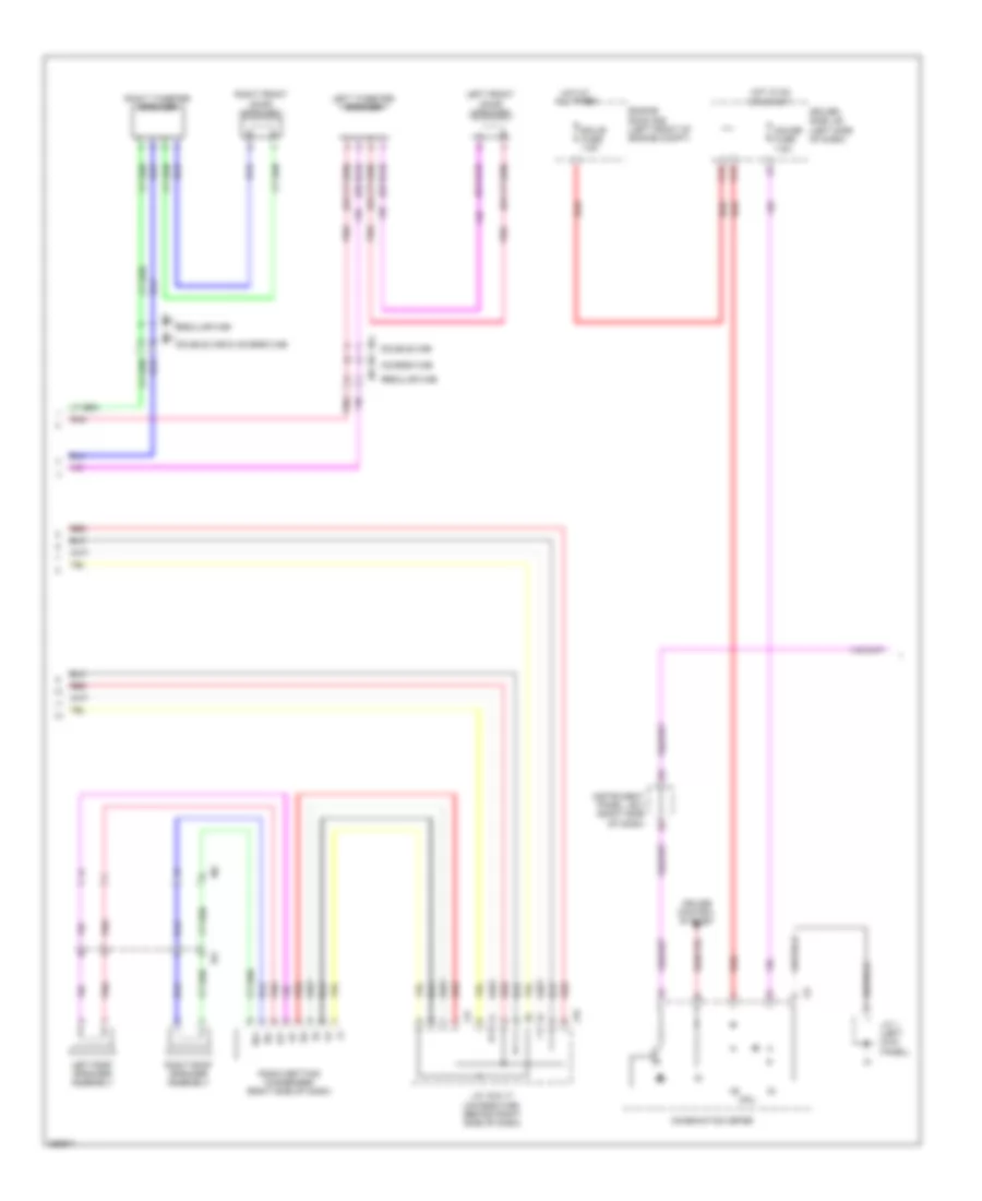 Электросхема магнитолы, без Навигация (2 из 3) для Toyota Tacoma X-Runner 2013