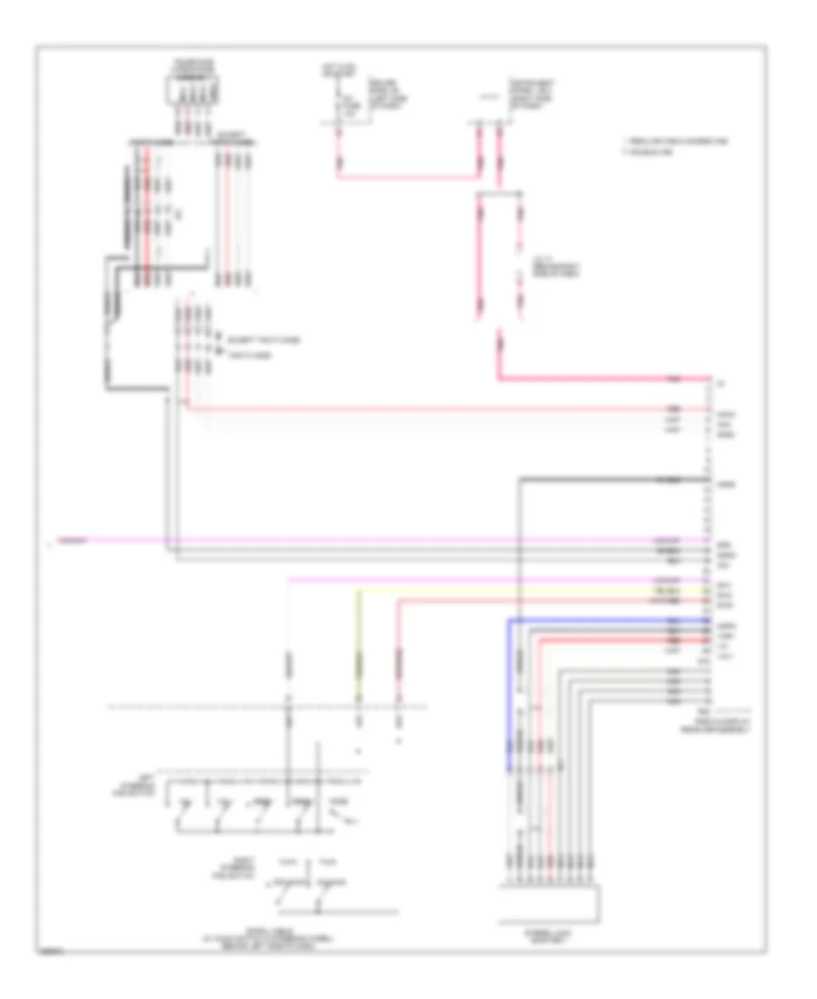 Электросхема магнитолы, без Навигация (3 из 3) для Toyota Tacoma X-Runner 2013