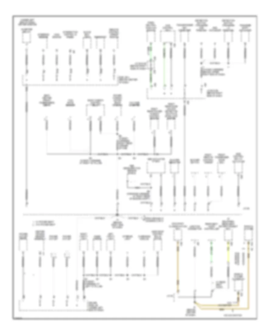 Электросхема подключение массы заземления, двойная кабина (3 из 3) для Toyota Tundra Limited 2006