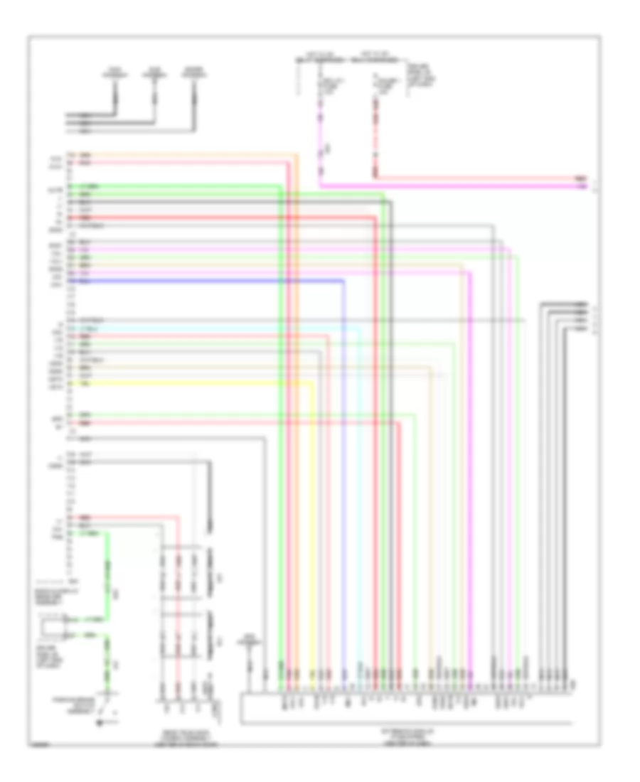 Схема С 13 акустическими системами, без Навигационный Тип Получателя (1 из 4) для Toyota Venza LE 2013