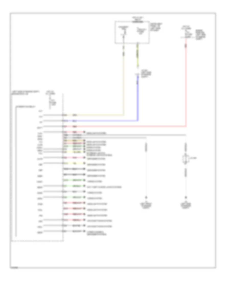 схема реле интеграции для Toyota Sienna LE 2011
