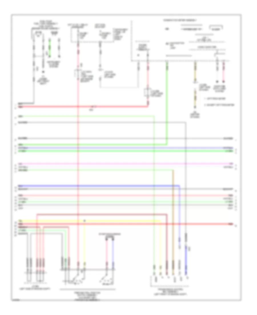 3.5L, Электросхема системы управления двигателем (4 из 6) для Toyota Sienna LE 2011