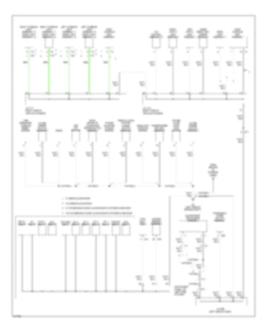 Электросхема подключение массы заземления (3 из 6) для Toyota Sienna LE 2011