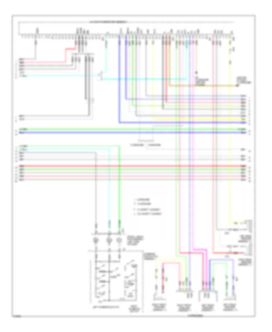 Электросхема магнитолы, С Навигация (4 из 5) для Toyota Sienna LE 2011