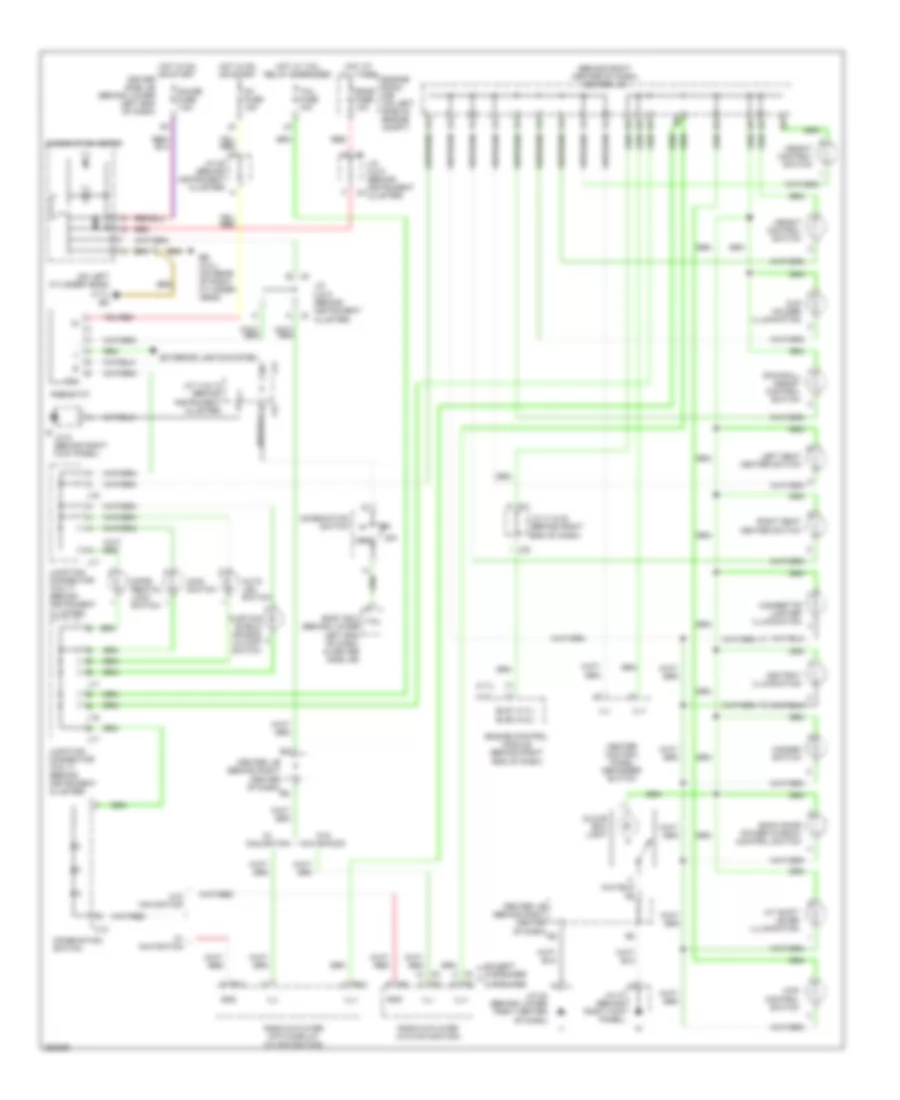 Электросхема подсветки приборов для Toyota 4Runner SR5 2007