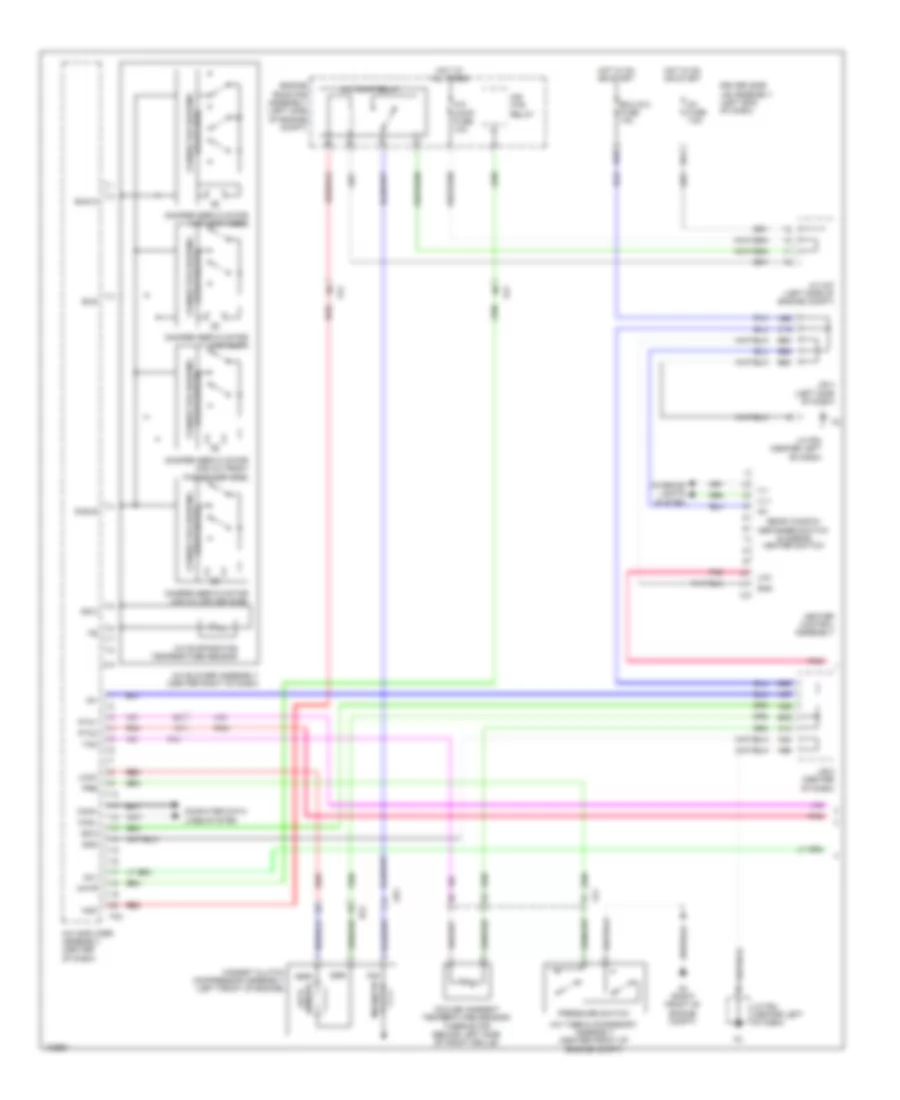 Электросхема кондиционера (1 из 2) для Toyota 4Runner Limited 2014