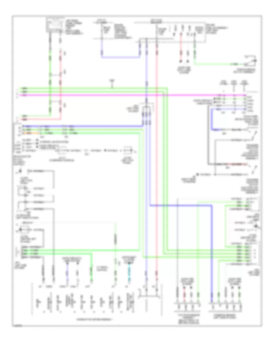 Электросхема антиблокировочной тормозной системы АБС (ABS) (3 из 3) для Toyota 4Runner Limited 2014
