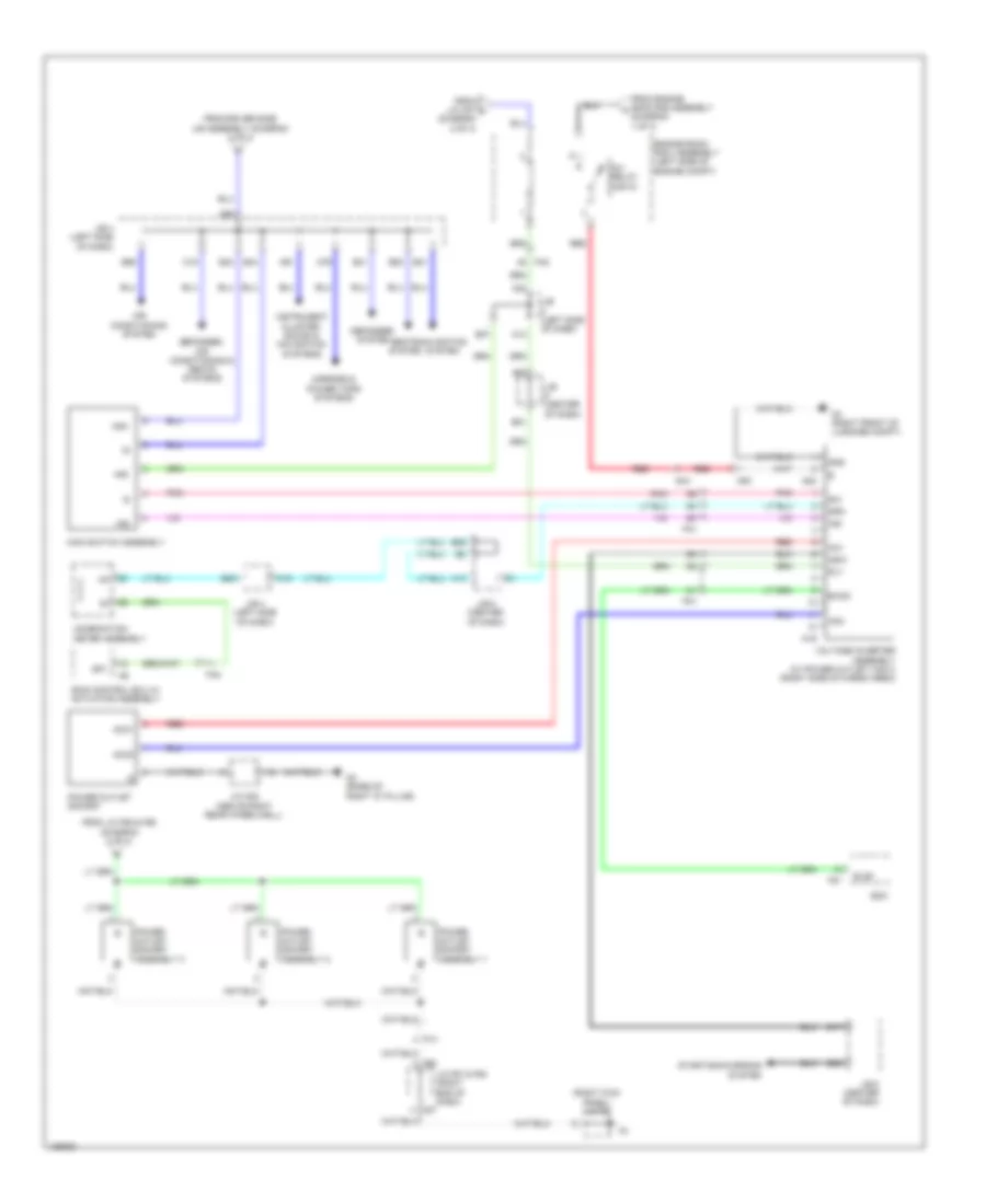 Электросхема блока предохранителей и реле (4 из 4) для Toyota 4Runner Limited 2014