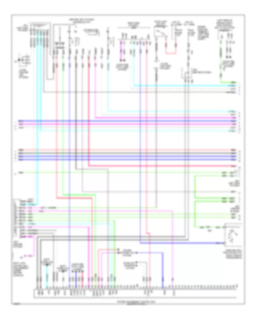 Электросхема центрального замка, С Система безключевого доступа (3 из 5) для Toyota 4Runner Limited 2014