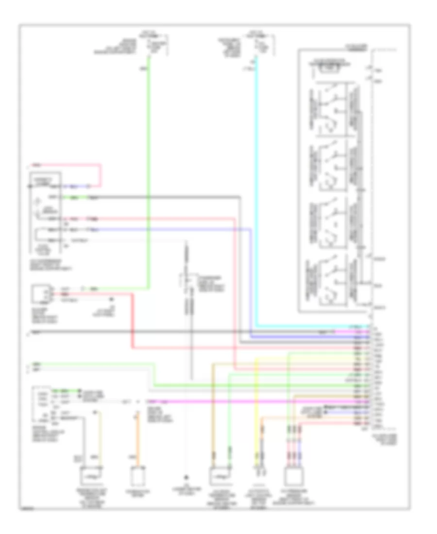 Электросхема кондиционера (2 из 2) для Toyota Avalon Limited 2007