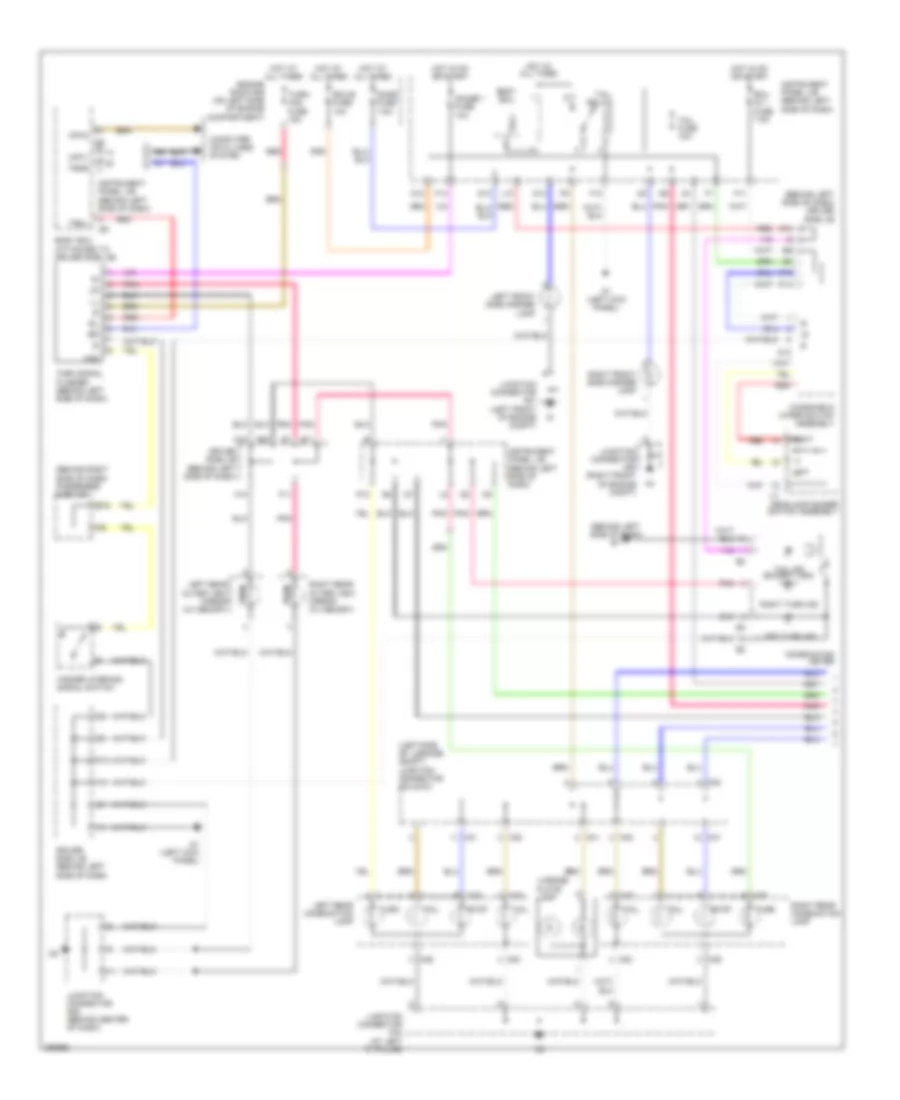 Электросхема внешнего освещения (1 из 2) для Toyota Avalon Limited 2007