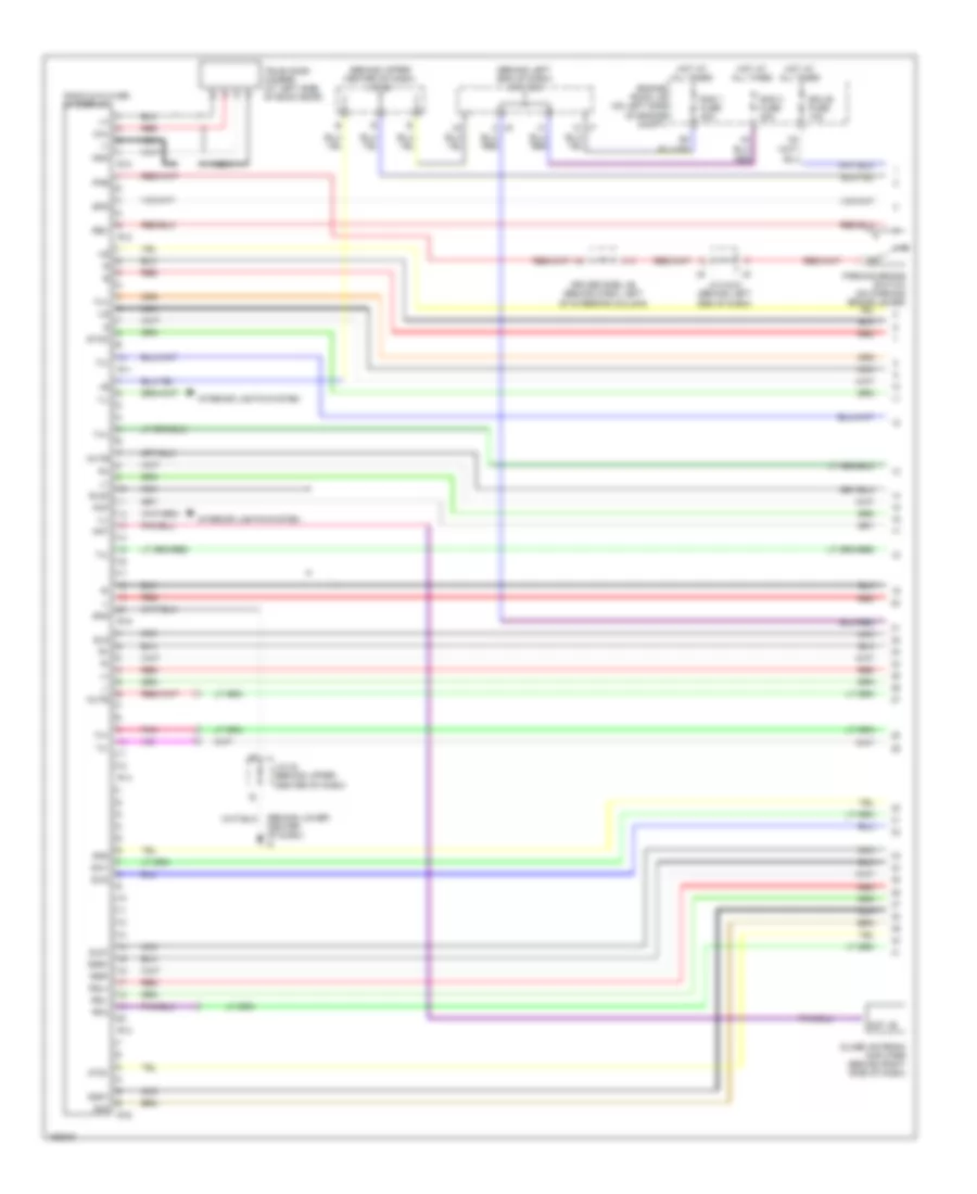 Схема С 10 акустическими системами, С Навигация С Задняя часть Усаживают Развлечения (1 из 4) для Toyota Sienna CE 2004
