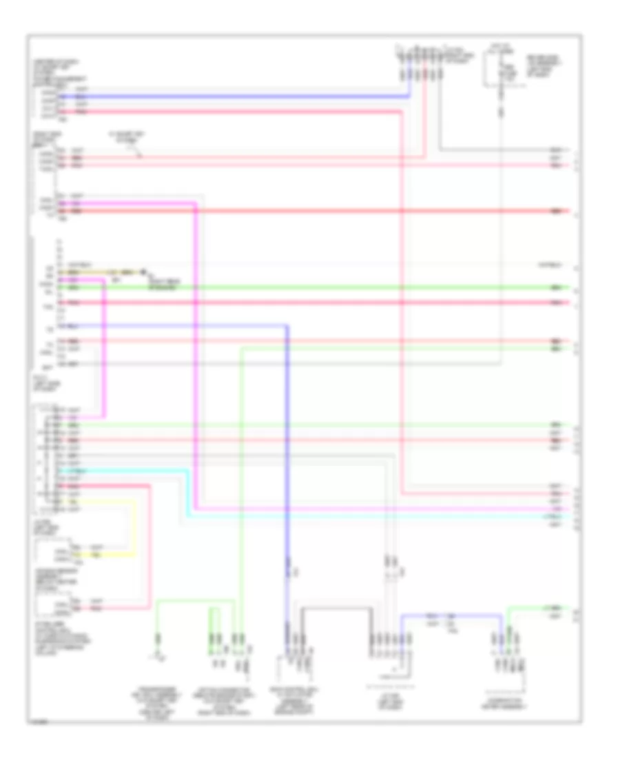 Электросхема линии передачи данных CAN (1 из 3) для Toyota 4Runner SR5 2014
