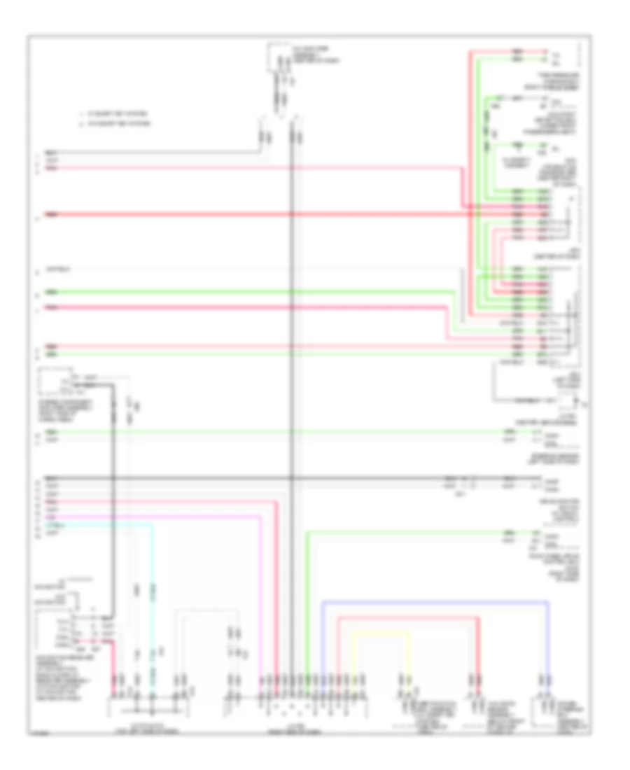 Электросхема линии передачи данных CAN (3 из 3) для Toyota 4Runner SR5 2014