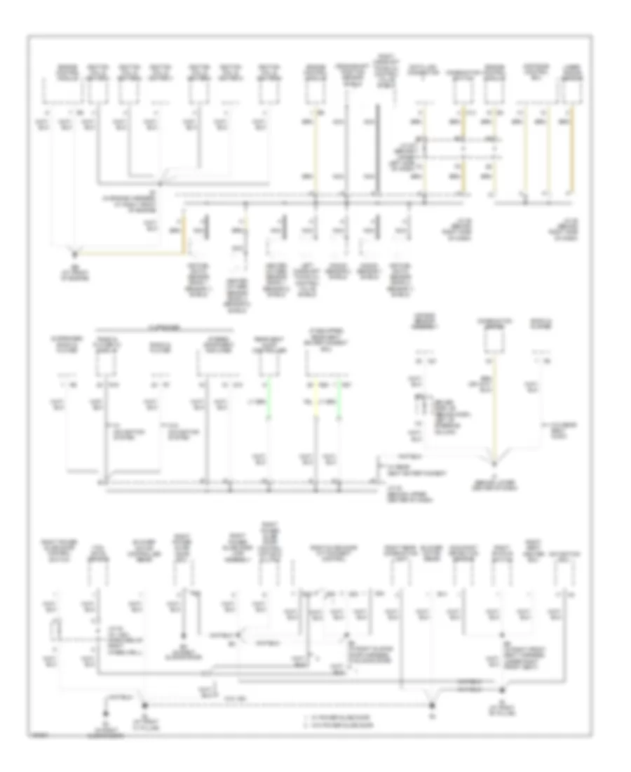 Электросхема подключение массы заземления (2 из 4) для Toyota Sienna XLE 2004