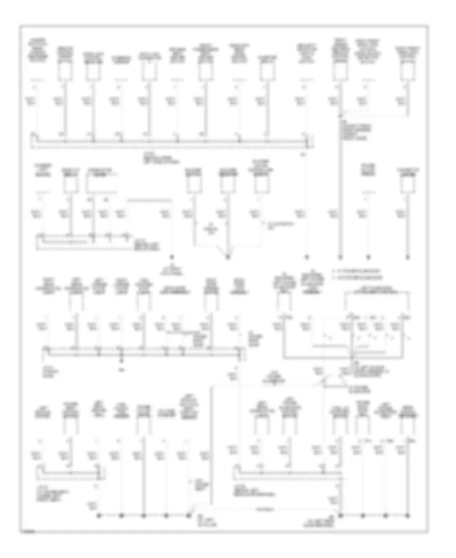 Электросхема подключение массы заземления (4 из 4) для Toyota Sienna XLE 2004