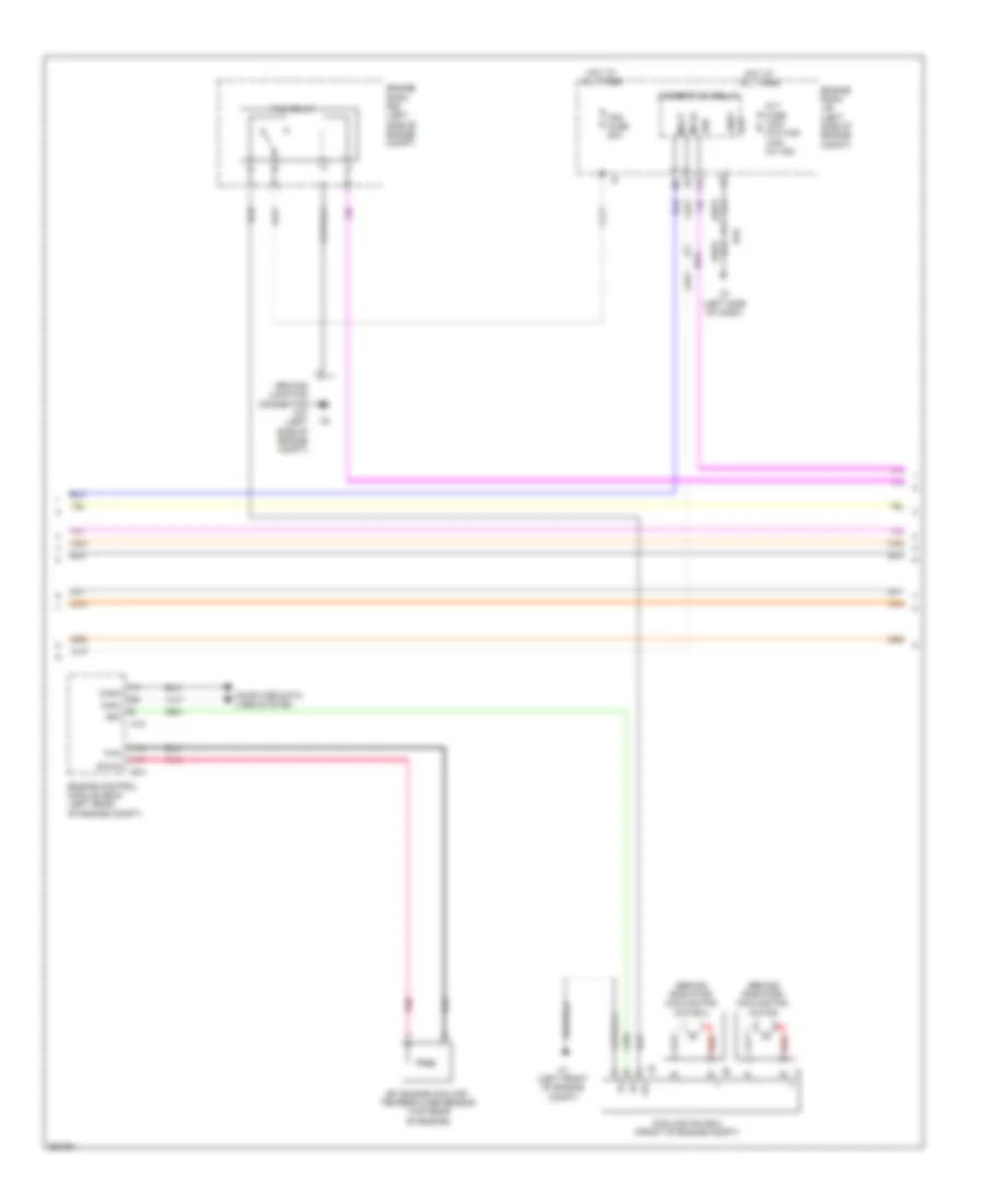 Электросхема кондиционера, Кроме Гибрида (3 из 4) для Toyota Avalon XLE 2014